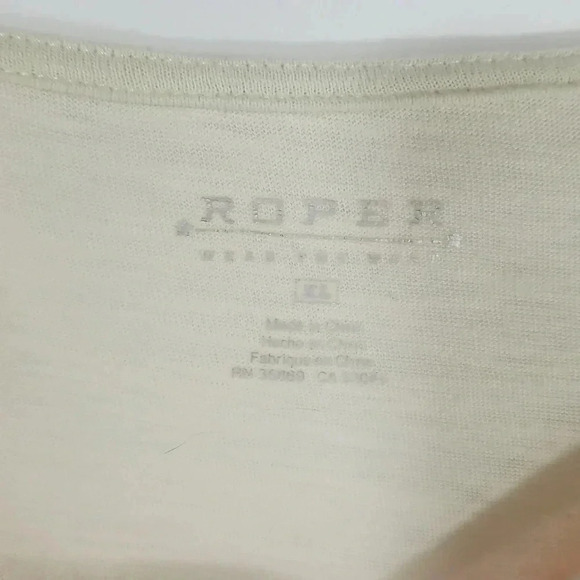 {Roper} Women's Western Print Sheel Sleevesless Top Size XL - Picture 9 of 11